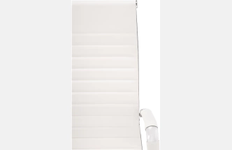 Компьютерное кресло Reus, экокожа, white / chrome