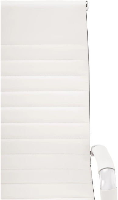 Компьютерное кресло Reus, экокожа, white / chrome