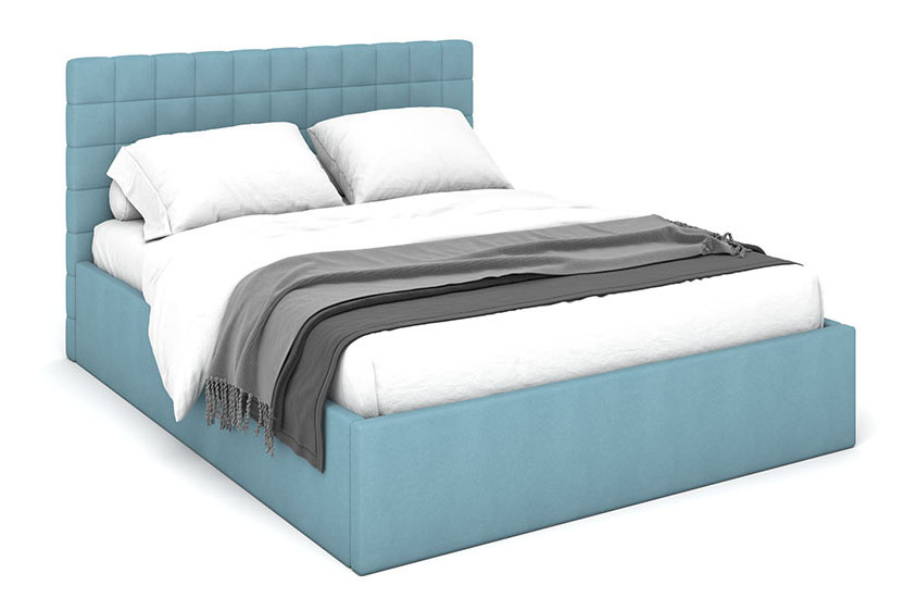 Кровать Ребекка с/м 160x200 Newtone aqua blue