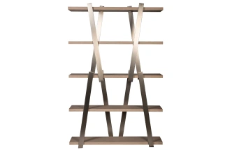 Стеллаж 58DB-16003, открытый, коричневый