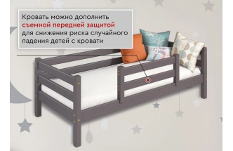 Детская угловая кровать Соня-7, с прямой лестницей, лаванда