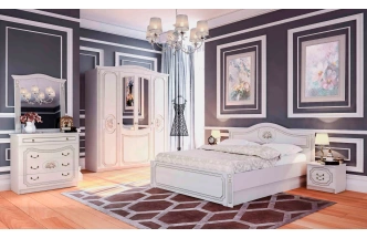 Спальный гарнитур Верона, композиция #1, кофе 10 / капучино