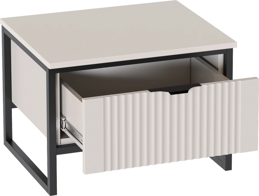 Тумба прикроватная Нора, с ящиком, персидский жемчуг