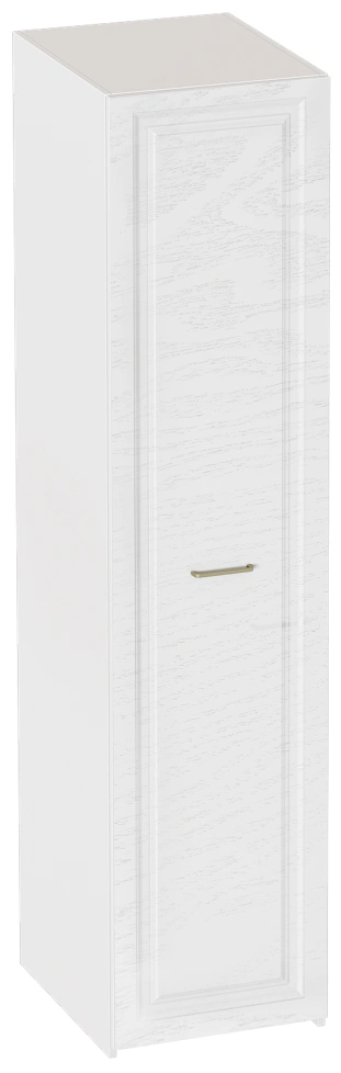 Шкаф однодверный Манхэттен, распашной для одежды, белый аляска / айс 06