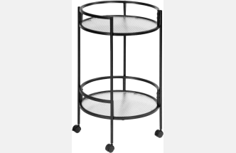 Журнальный стол Kotani, 50x79, стекло, black/clear 