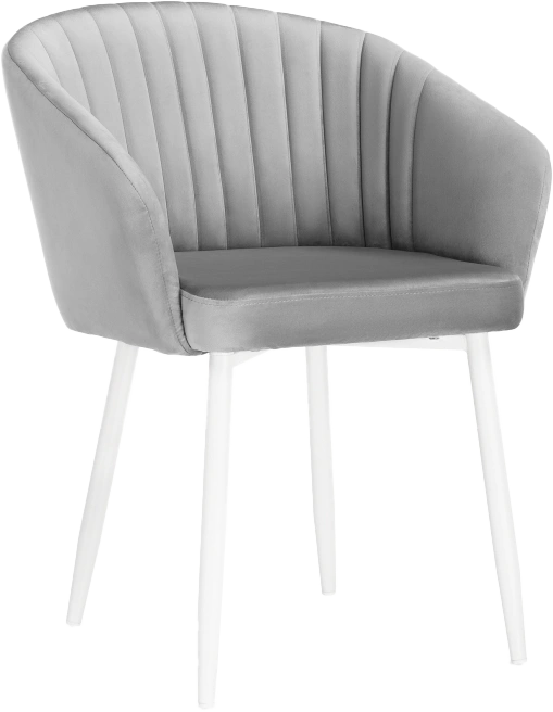 Стул Корсо, светло-серое / белое
