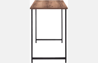 Барная стойка Дилан Лофт, 120x40x110, дуб делано темный, каркас черный