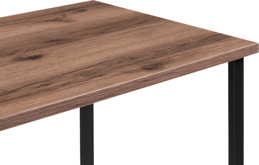 Барная стойка Дилан Лофт, 120x40x110, дуб делано темный, каркас черный