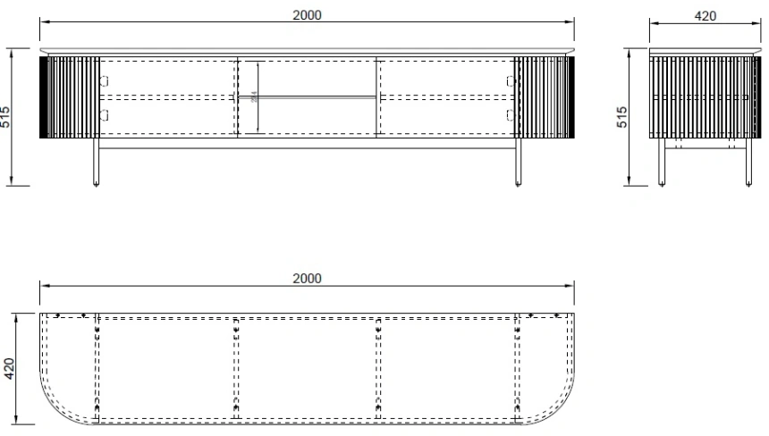 Тумба под ТВ Scala