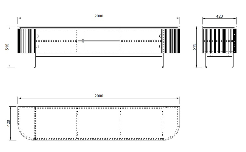Тумба под ТВ Scala 