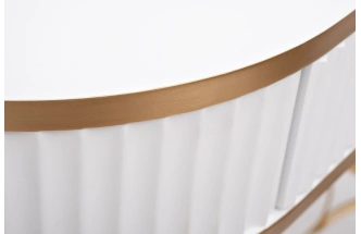 Туалетный столик KFG166, белый / золото 