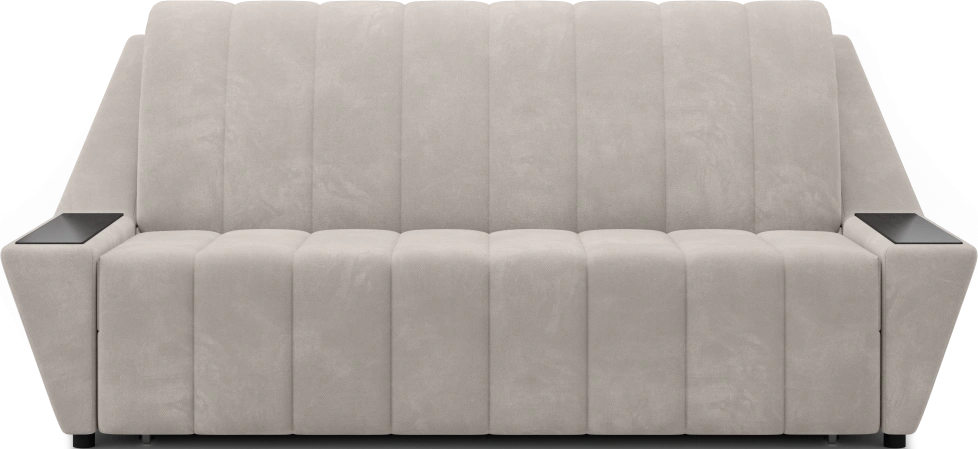 Диван прямой Канзас 160, модель 065, Maxx 100 (бежевый) / венге