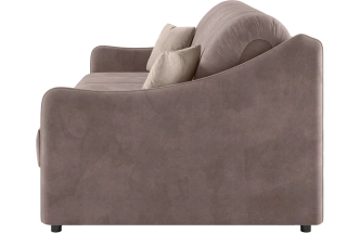 ​Диван прямой Дели 140, модель 032, Ultra Stone​ / Ultra Sand​ (коричневый​)