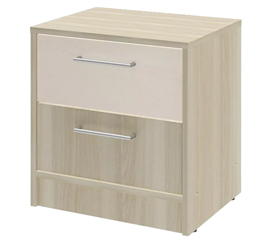 Тумба прикроватная Камила, Ясень светлый/Бежевый