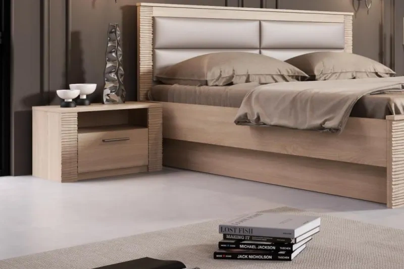 Тумба прикроватная Элана, с ящиком, дуб сонома