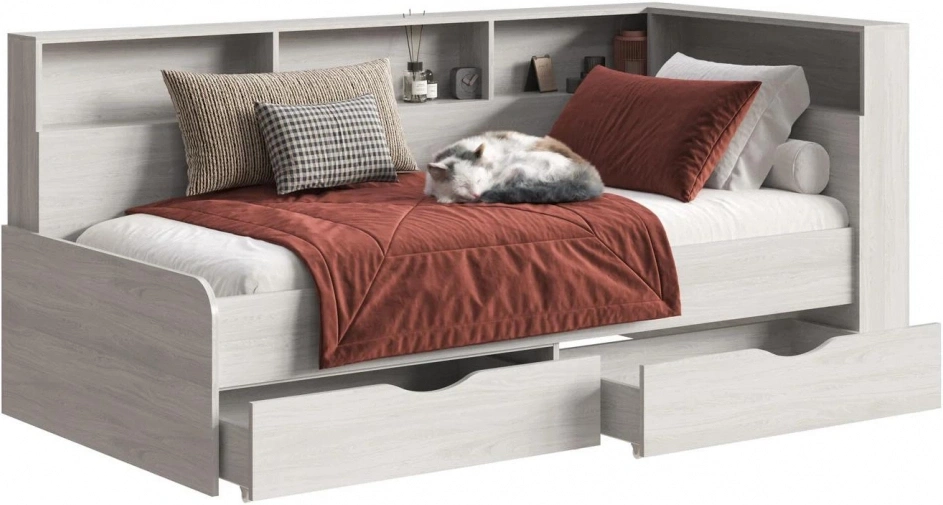 Кровать-тахта Амер, 190x80, анкор светлый