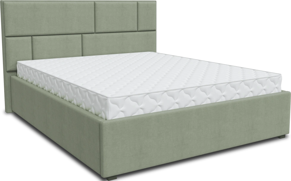 Кровать Невада 1, мягкая, двуспальная, 160x200, Боска 16