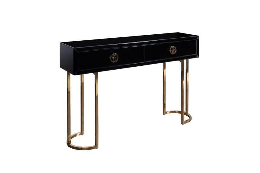 Туалетный столик KFG16701, черный / золото