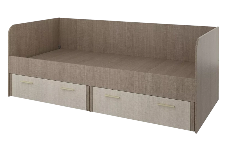 Кровать Юта 200x90, Крослайн карамель/Латте