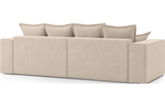 Диван угловой двухместный Венте, модель 035, Danco 130 (бежевый)