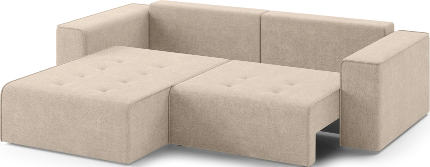 Диван угловой двухместный Венте, модель 035, Danco 130 (бежевый)