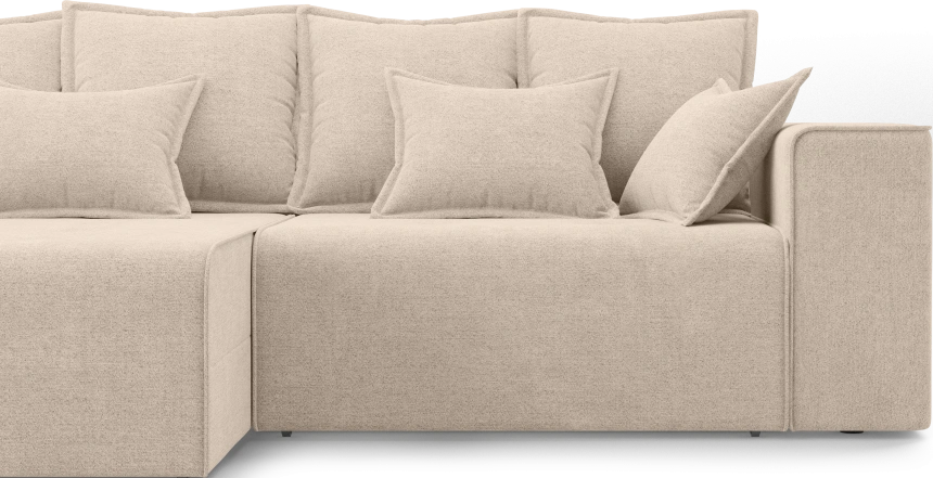 Диван угловой двухместный Венте, модель 035, Danco 130 (бежевый)