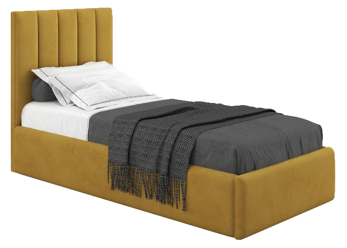 Кровать Лира 90x200 Tenerife curcuma