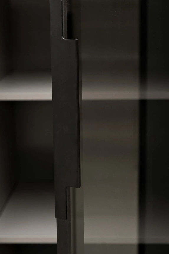 Шкаф двухдверный Alto, 100x57x228.5, распашной с полками, серый кобальт