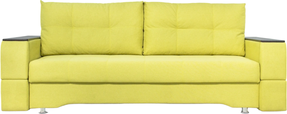 Диван прямой Атлант 2, Uno lime, Венге