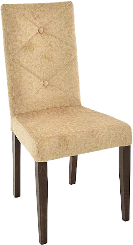 Стул Помпей ромб, мягкий, лама 02, велюр, каркас орех темный