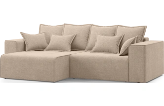 Диван угловой двухместный Венте, модель 035, Danco 290 (коричневый)