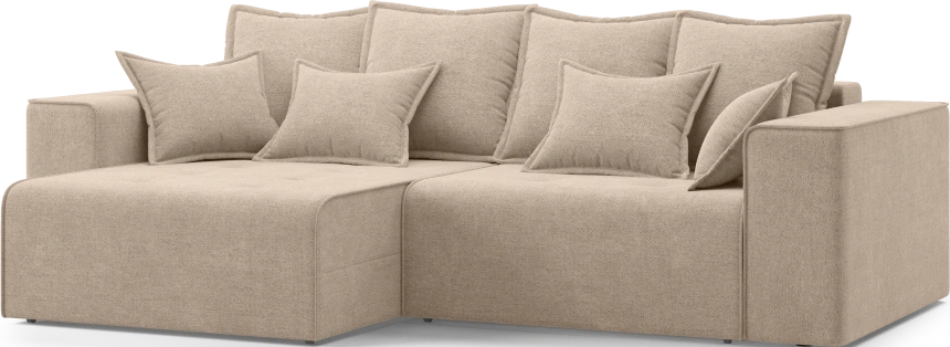 Диван угловой двухместный Венте, модель 035, Danco 290 (коричневый)