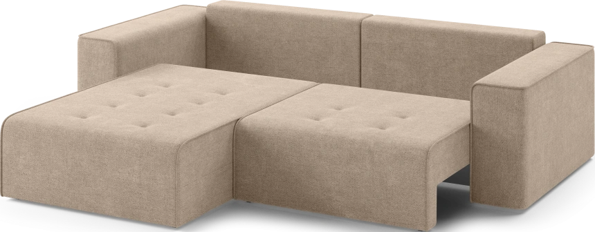 Диван угловой двухместный Венте, модель 035, Danco 290 (коричневый)