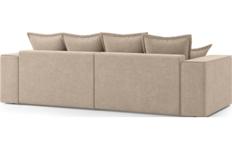 Диван угловой двухместный Венте, модель 035, Danco 290 (коричневый)