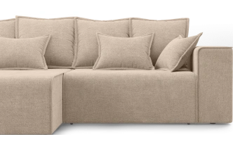 Диван угловой двухместный Венте, модель 035, Danco 290 (коричневый)