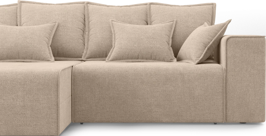 Диван угловой двухместный Венте, модель 035, Danco 290 (коричневый)