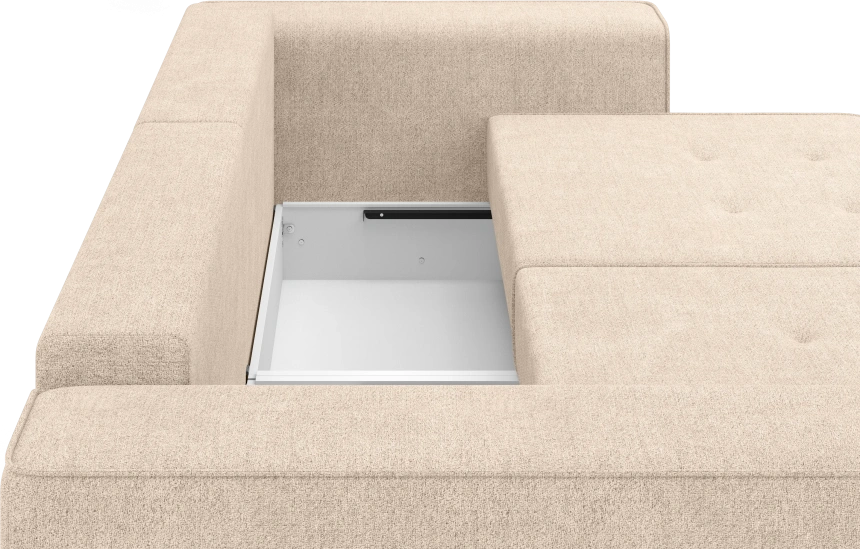 Диван угловой двухместный Венте, модель 035, Danco 290 (коричневый)