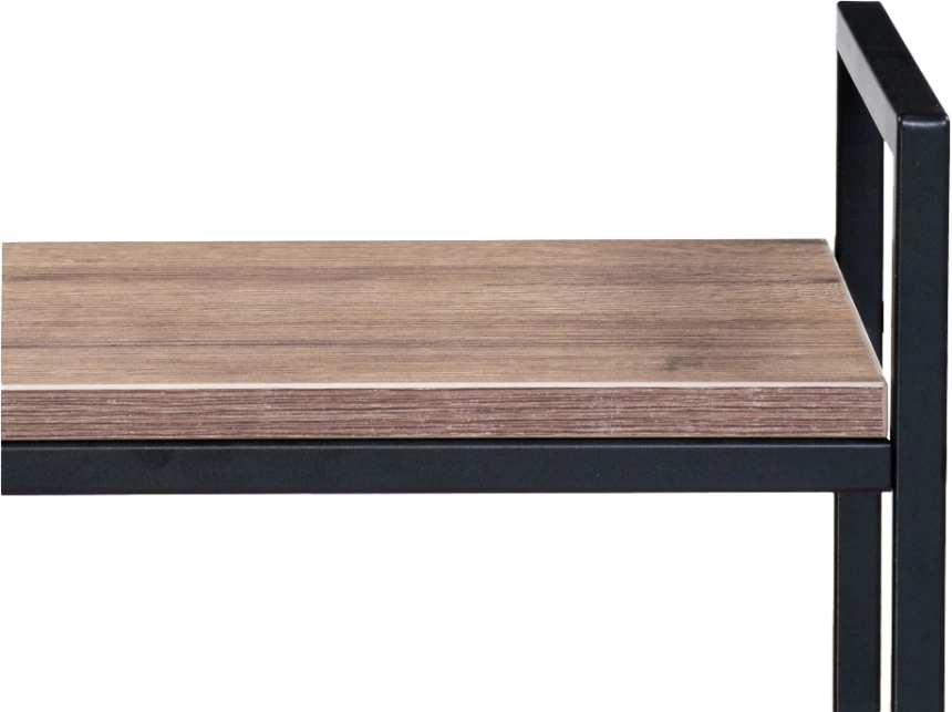 Сервировочный стол Ранд, 50x30x75, ЛДСП, дуб велингтон, каркас черный 
