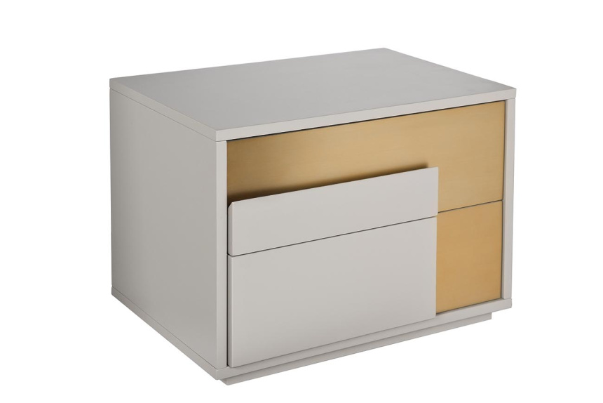 Тумба прикроватная 58DB-NS19009L, с ящиками, левая