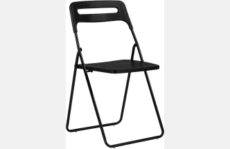 Стул Fold складной, пластиковый, black