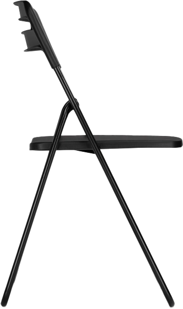 Стул Fold складной, пластиковый, black