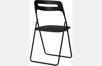 Стул Fold складной, пластиковый, black