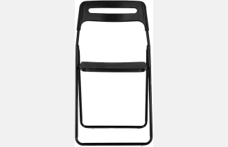 Стул Fold складной, пластиковый, black