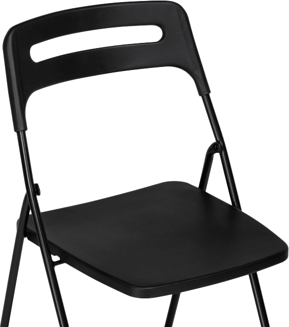Стул Fold складной, пластиковый, black