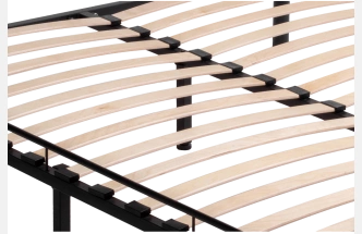 Кровать Виктори 2, 160x200, черная