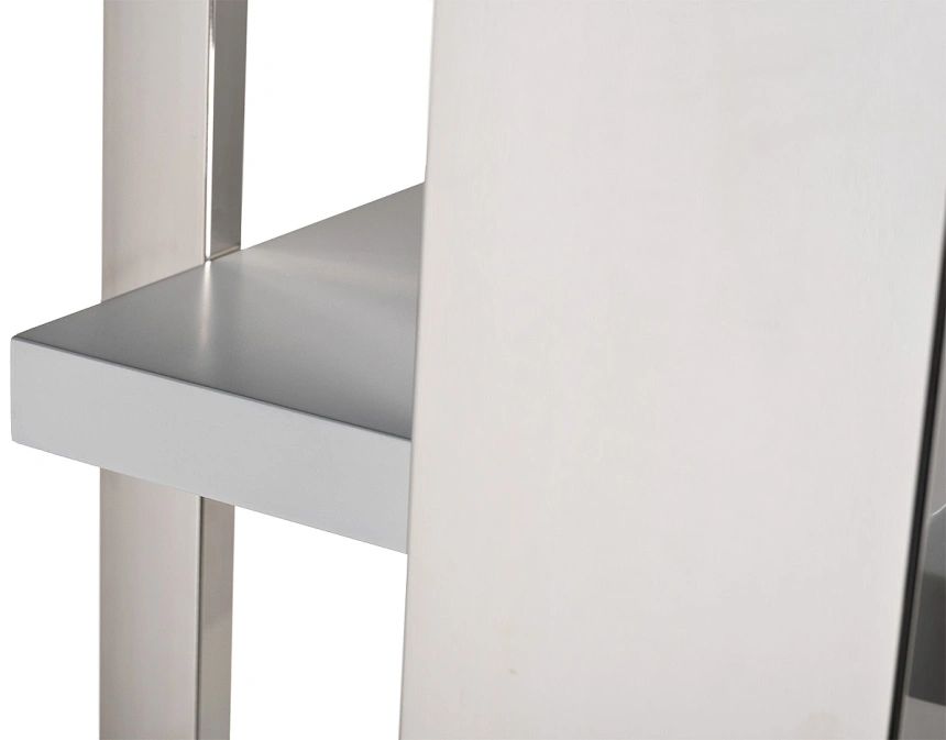 Стеллаж Michelle, открытый, белый / хром