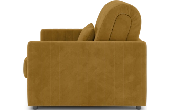 ​Кресло-кровать Хилтон 80, модель 139, Ultra Mustard​ (соломенный​) / венге