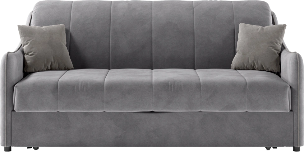 Диван прямой Дели 140, модель 032, Ultra Grey / Ultra Dove (серый)