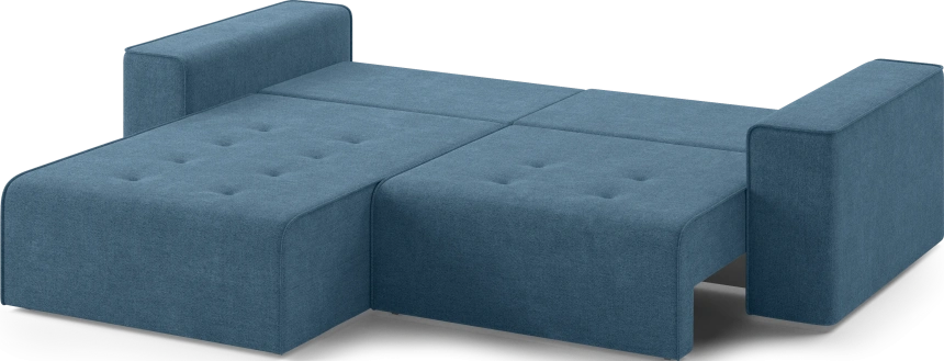 Диван угловой двухместный Венте, модель 035, Danco 796 (синий)