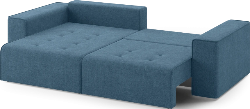 Диван угловой двухместный Венте, модель 035, Danco 796 (синий)
